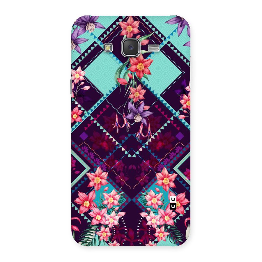 Floral Diamonds Back Case for Galaxy J7