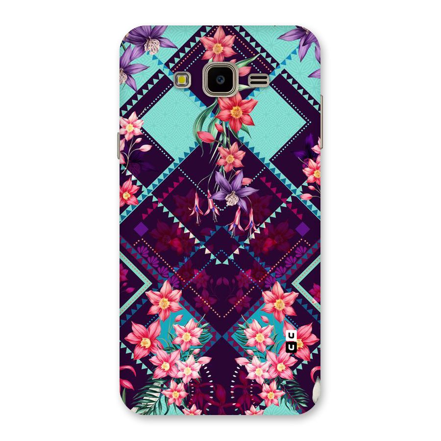 Floral Diamonds Back Case for Galaxy J7 Nxt