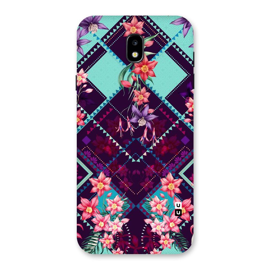 Floral Diamonds Back Case for Galaxy J7 Pro
