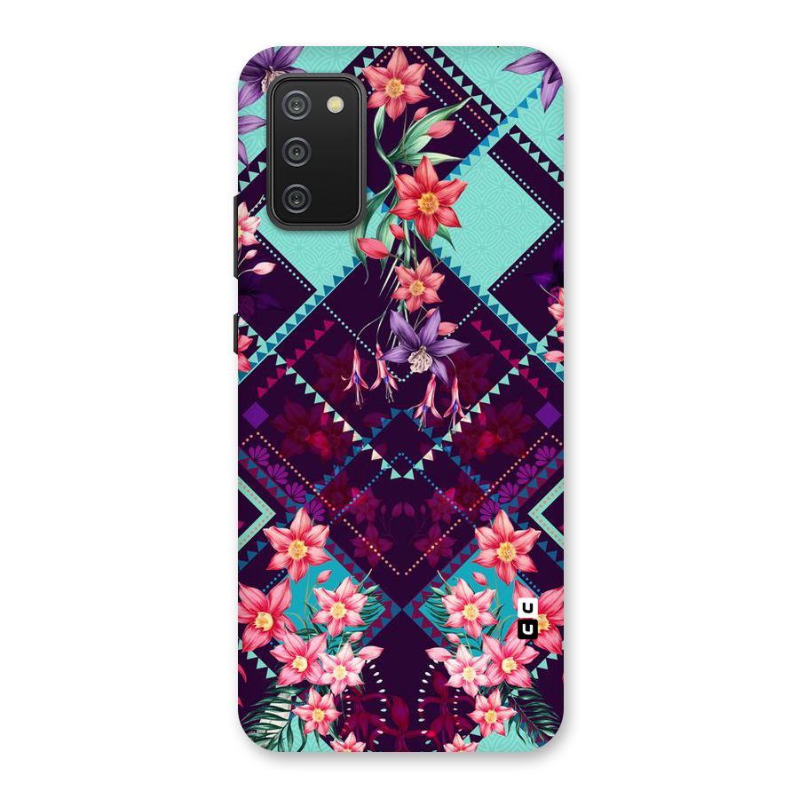 Floral Diamonds Back Case for Galaxy M02s