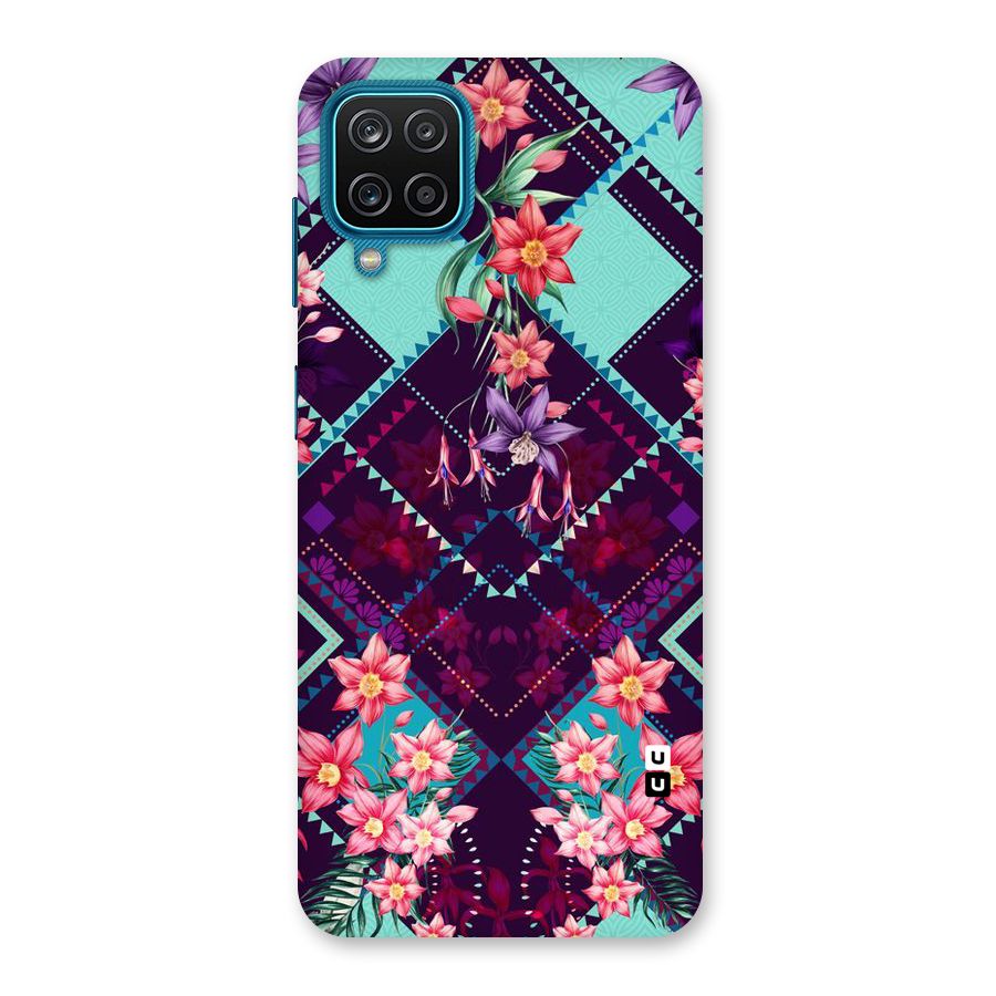 Floral Diamonds Back Case for Galaxy M12