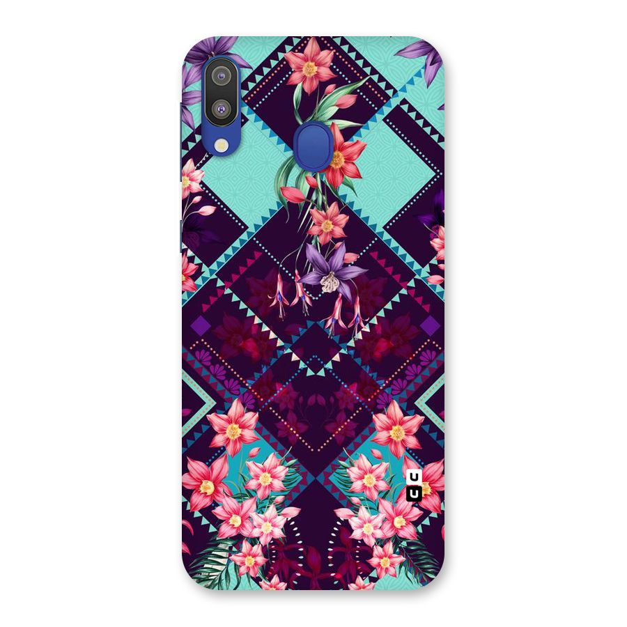 Floral Diamonds Back Case for Galaxy M20
