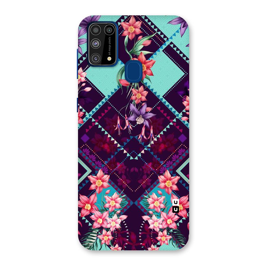 Floral Diamonds Back Case for Galaxy M31