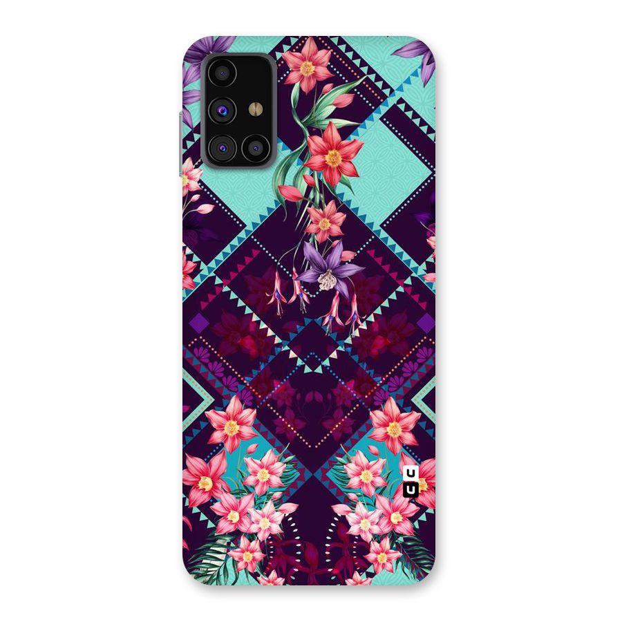 Floral Diamonds Back Case for Galaxy M31s