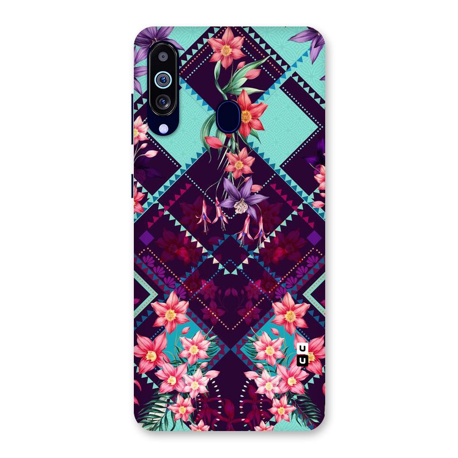 Floral Diamonds Back Case for Galaxy M40