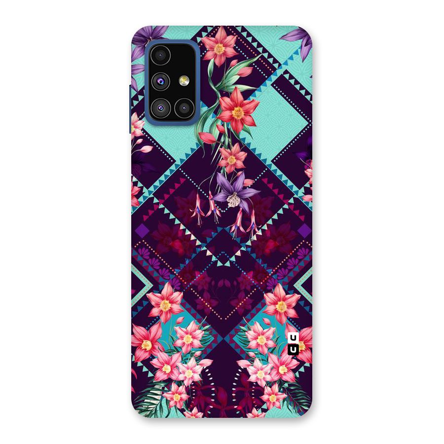 Floral Diamonds Back Case for Galaxy M51