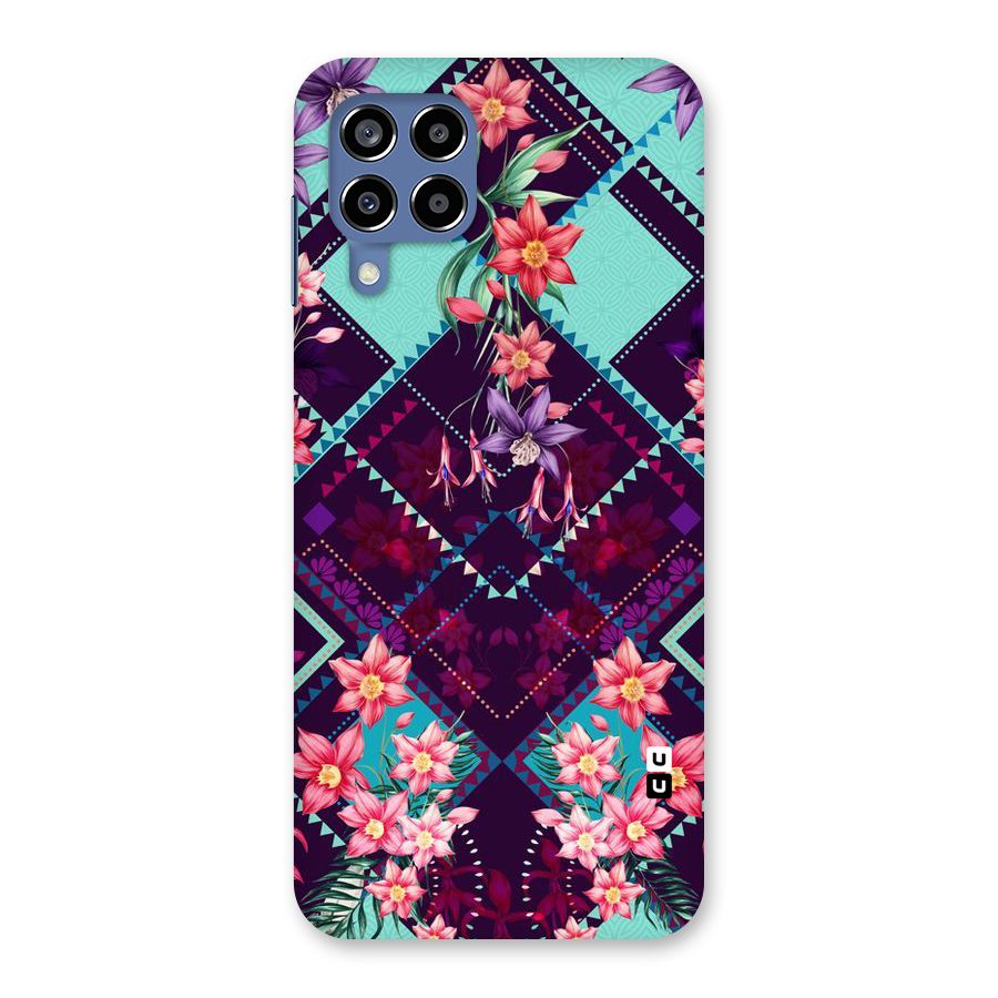 Floral Diamonds Back Case for Galaxy M53 5G