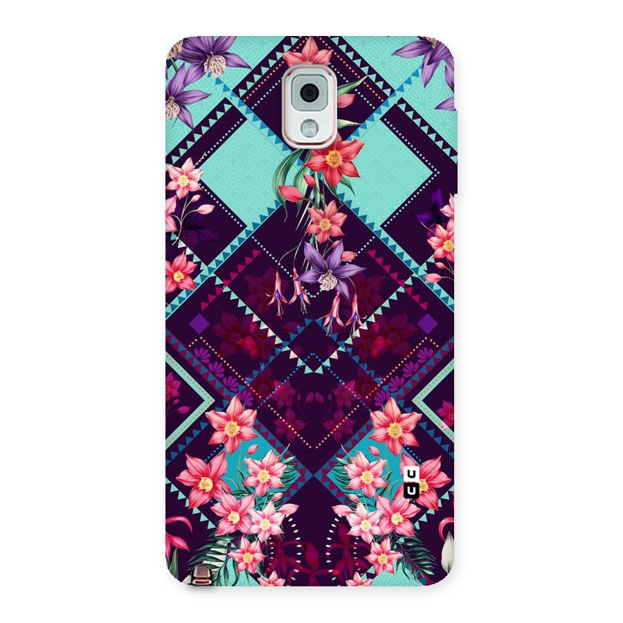Floral Diamonds Back Case for Galaxy Note 3