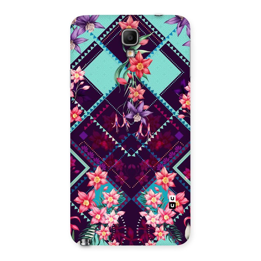 Floral Diamonds Back Case for Galaxy Note 3 Neo