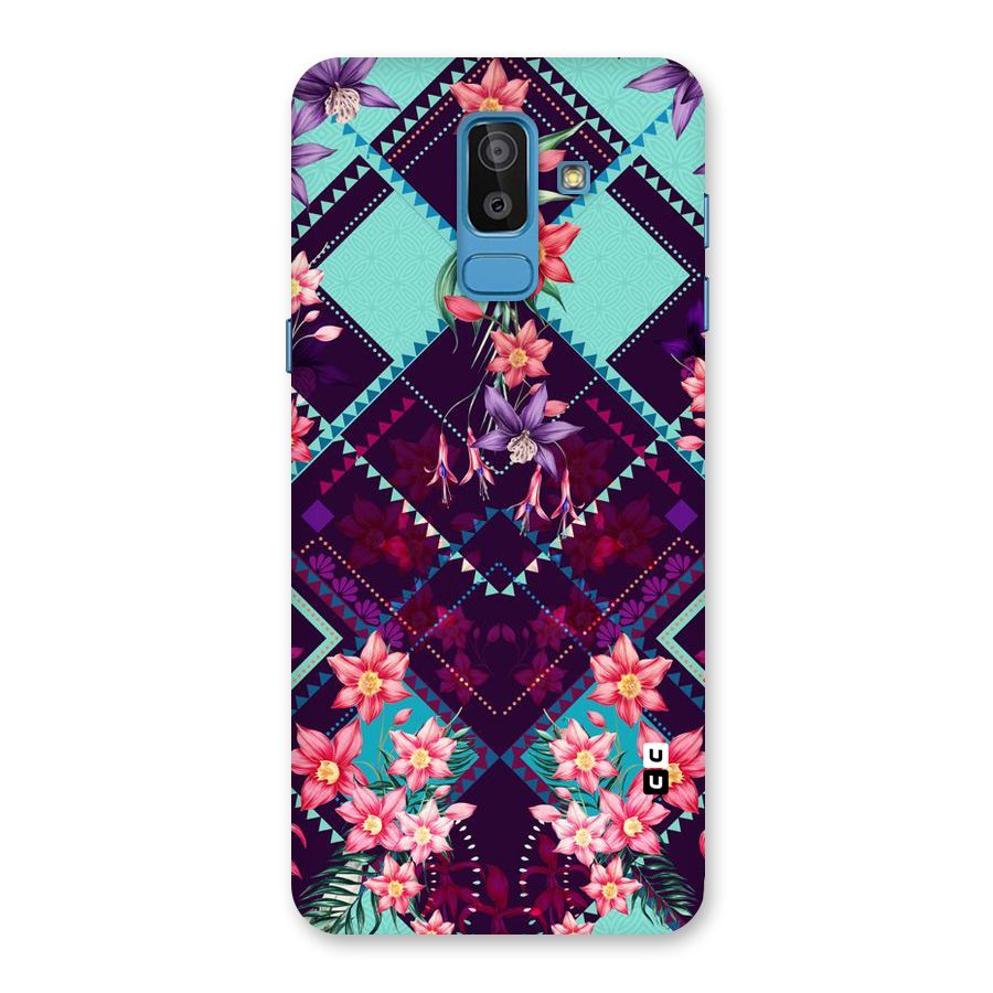 Floral Diamonds Back Case for Galaxy On8 (2018)