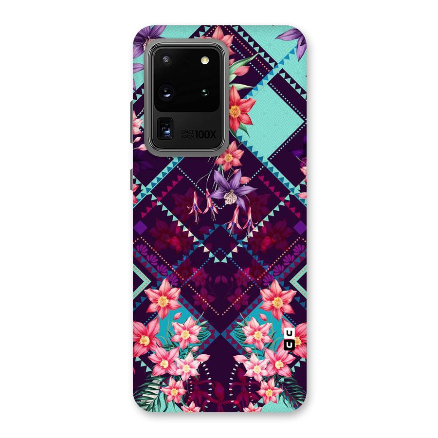 Floral Diamonds Back Case for Galaxy S20 Ultra