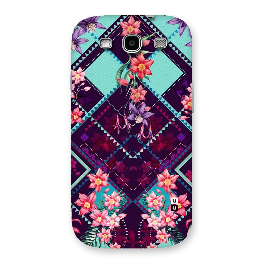 Floral Diamonds Back Case for Galaxy S3