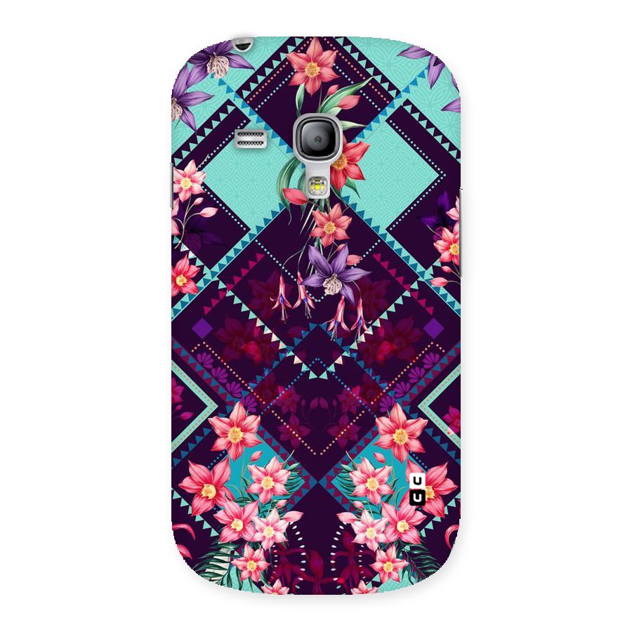 Floral Diamonds Back Case for Galaxy S3 Mini
