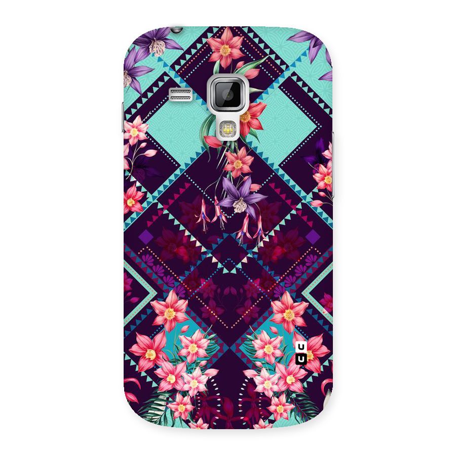 Floral Diamonds Back Case for Galaxy S Duos