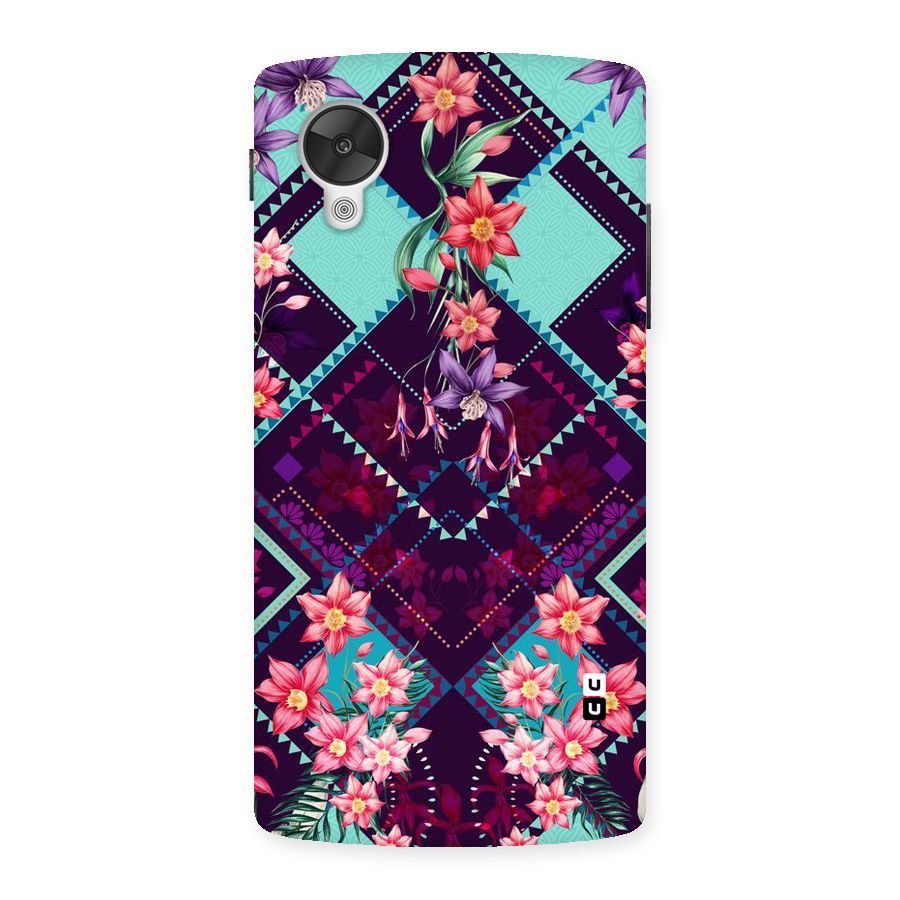 Floral Diamonds Back Case for Google Nexsus 5