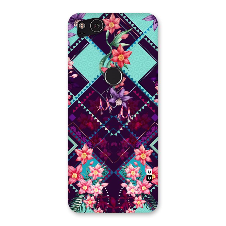 Floral Diamonds Back Case for Google Pixel 2