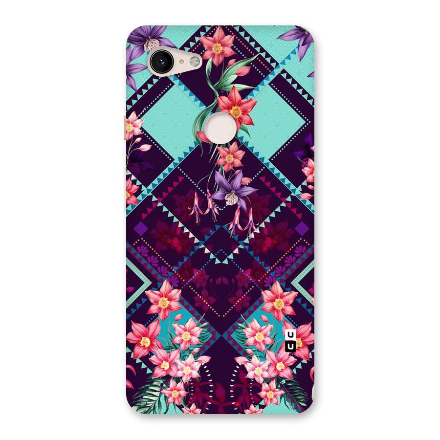 Floral Diamonds Back Case for Google Pixel 3 XL