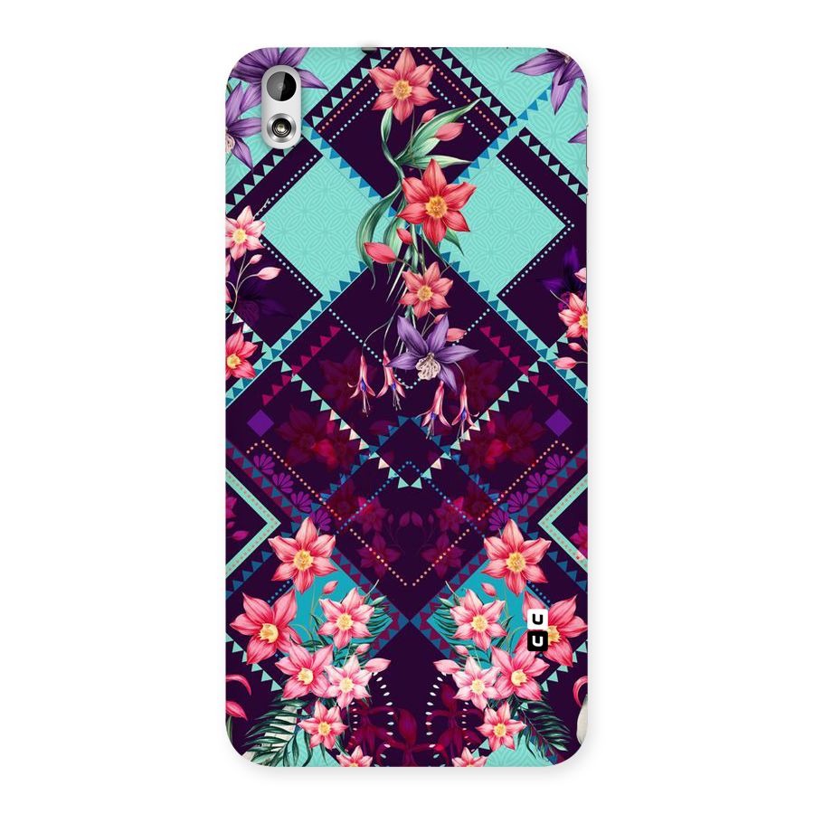 Floral Diamonds Back Case for HTC Desire 816g