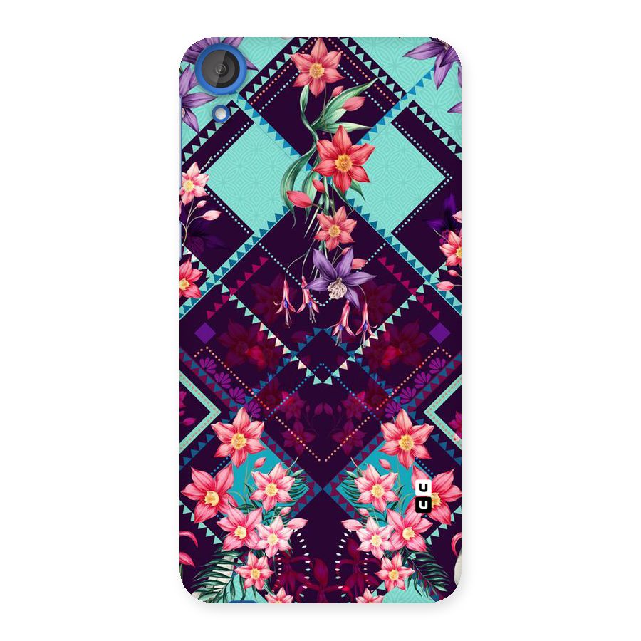 Floral Diamonds Back Case for HTC Desire 820