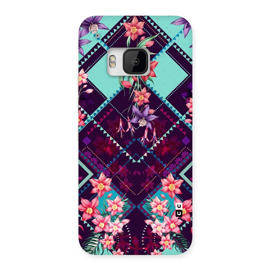 Floral Diamonds Back Case for HTC One M9