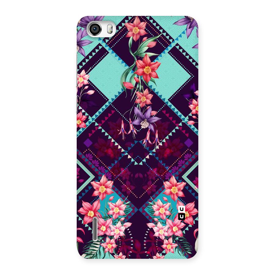 Floral Diamonds Back Case for Honor 6