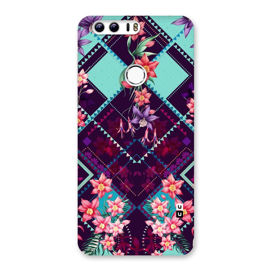 Floral Diamonds Back Case for Honor 8