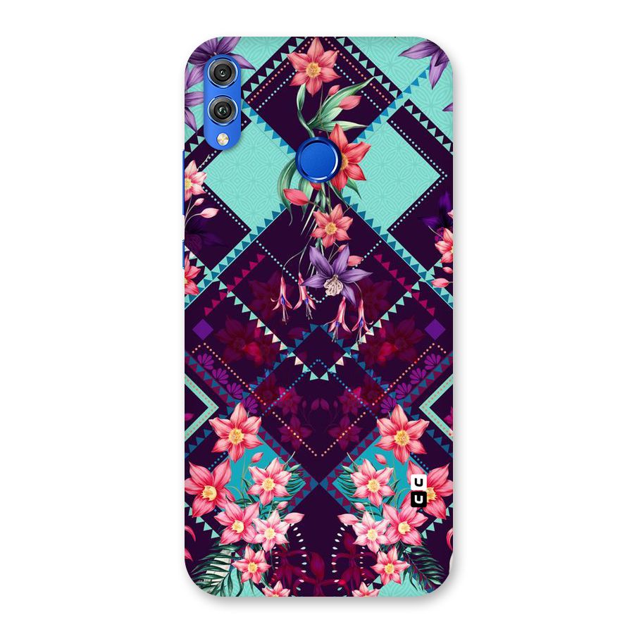 Floral Diamonds Back Case for Honor 8X