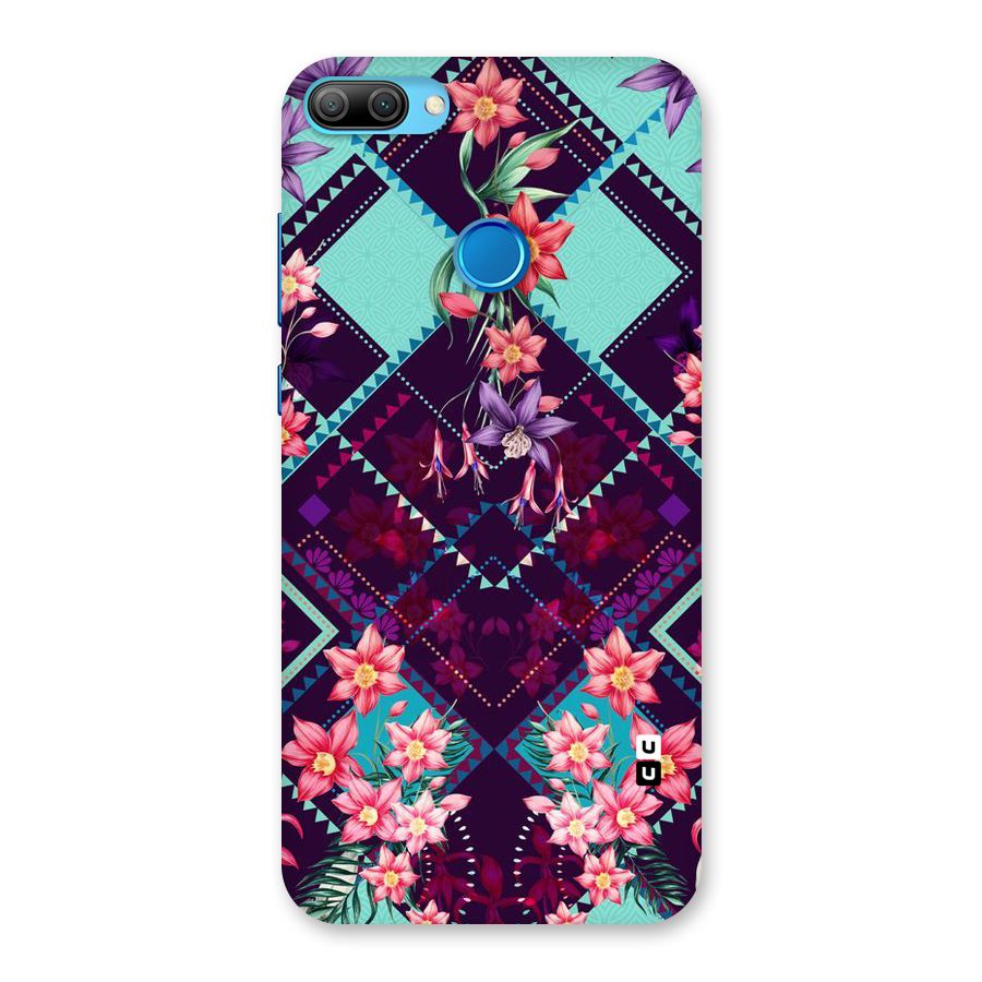 Floral Diamonds Back Case for Honor 9N