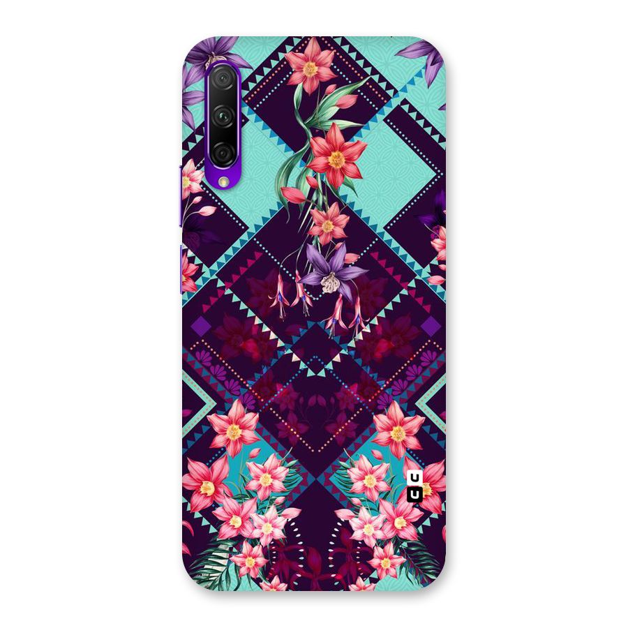 Floral Diamonds Back Case for Honor 9X Pro