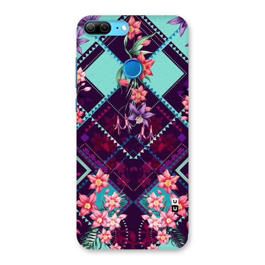 Floral Diamonds Back Case for Honor 9 Lite