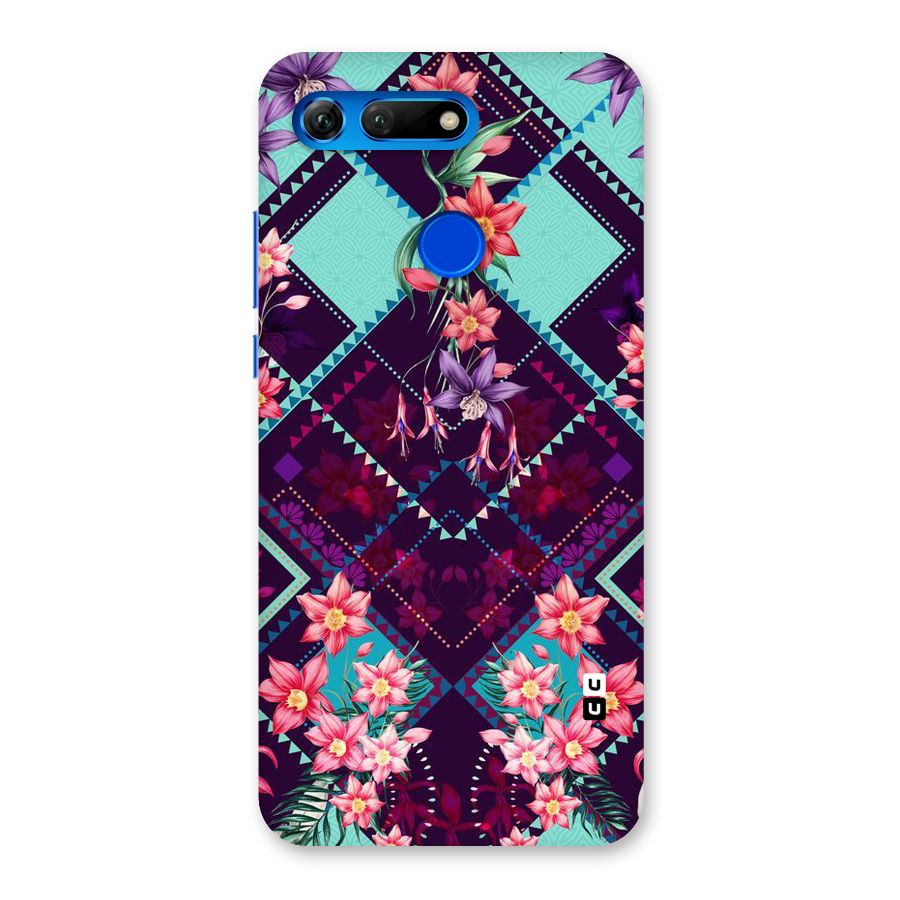 Floral Diamonds Back Case for Honor View 20