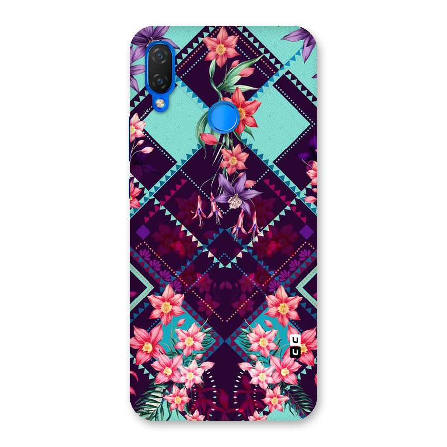 Floral Diamonds Back Case for Huawei P Smart+