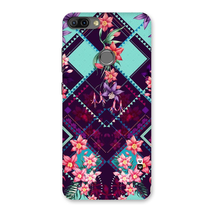Floral Diamonds Back Case for Infinix Hot 6 Pro