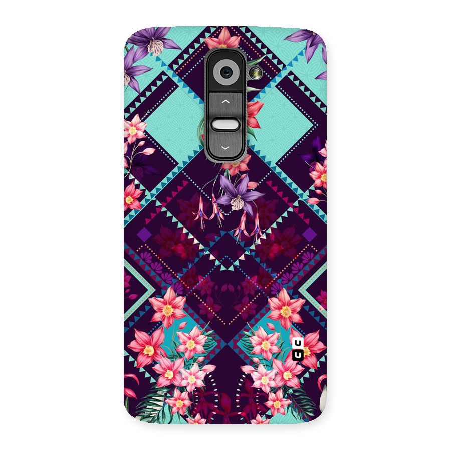 Floral Diamonds Back Case for LG G2