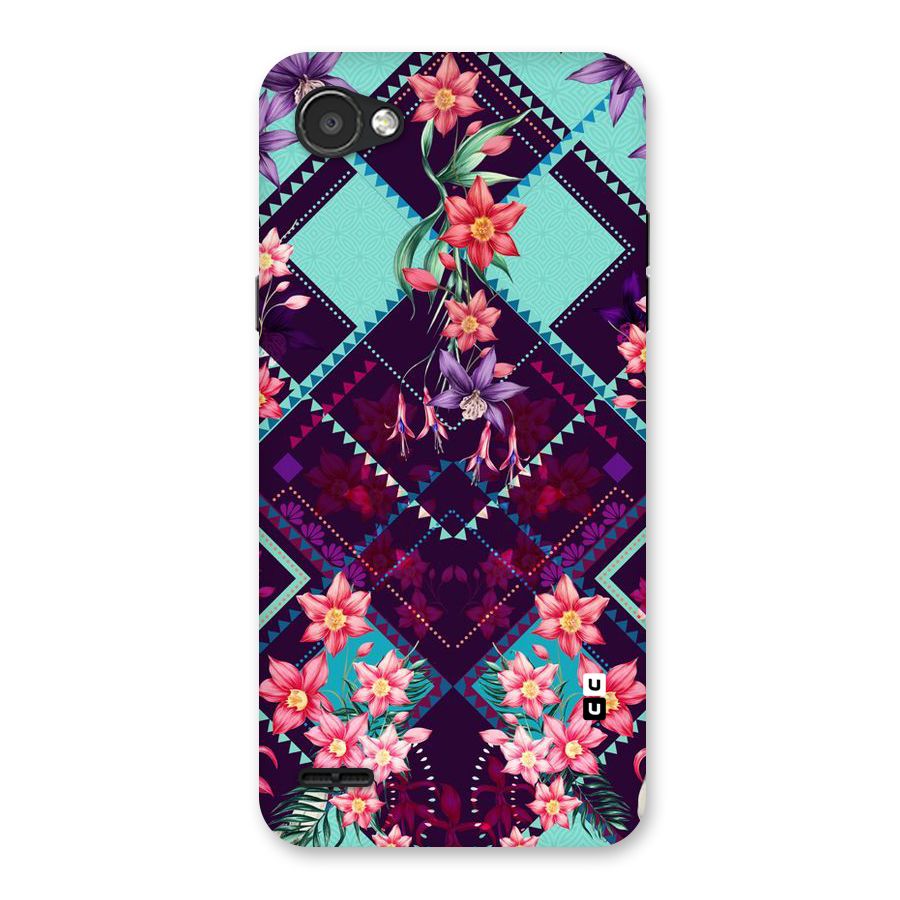 Floral Diamonds Back Case for LG Q6