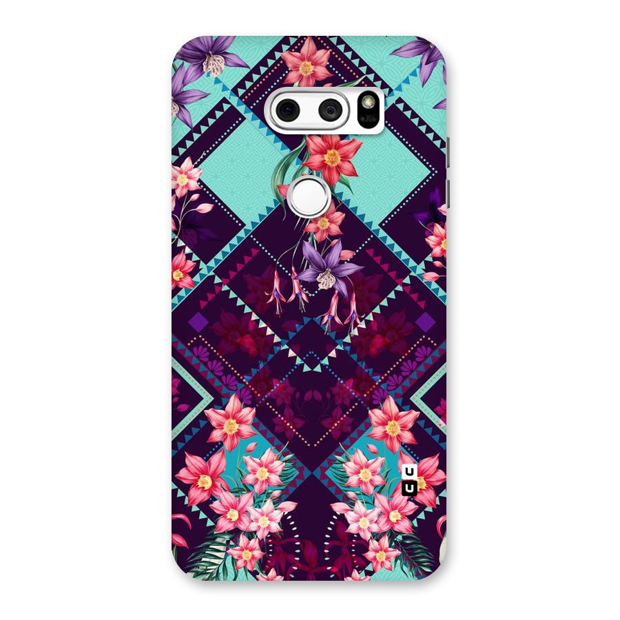 Floral Diamonds Back Case for LG V30
