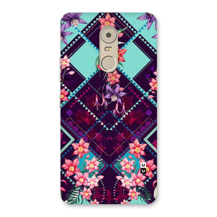 Floral Diamonds Back Case for Lenovo K6 Note