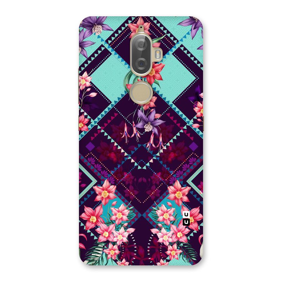 Floral Diamonds Back Case for Lenovo K8 Plus