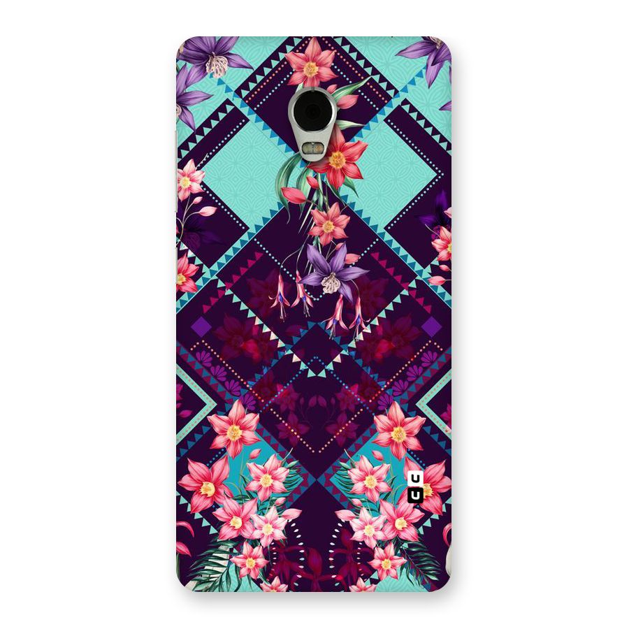 Floral Diamonds Back Case for Lenovo Vibe P1