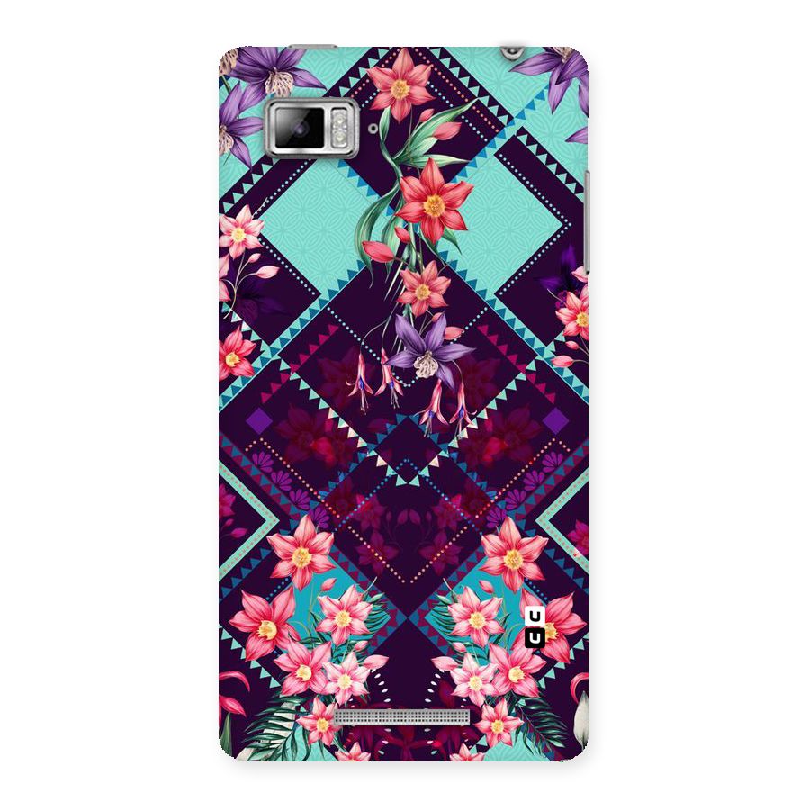 Floral Diamonds Back Case for Lenovo Vibe Z K910
