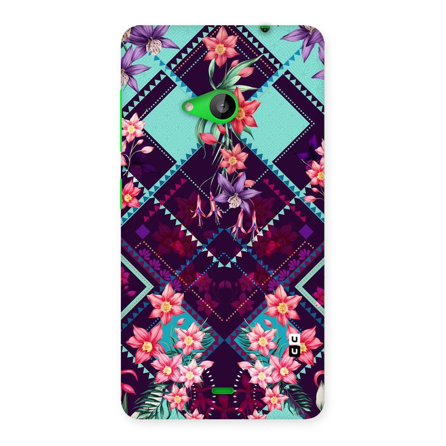 Floral Diamonds Back Case for Lumia 535
