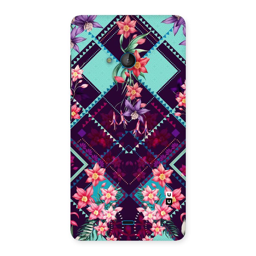 Floral Diamonds Back Case for Lumia 540