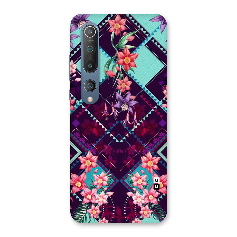 Floral Diamonds Back Case for Mi 10