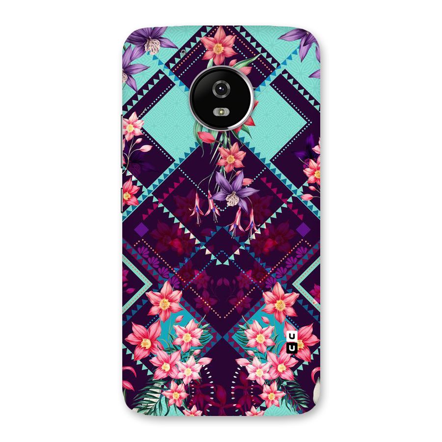 Floral Diamonds Back Case for Moto G5