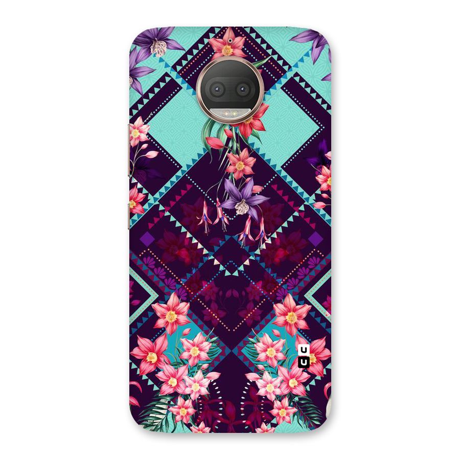 Floral Diamonds Back Case for Moto G5s Plus