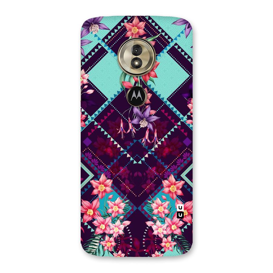 Floral Diamonds Back Case for Moto G6 Play