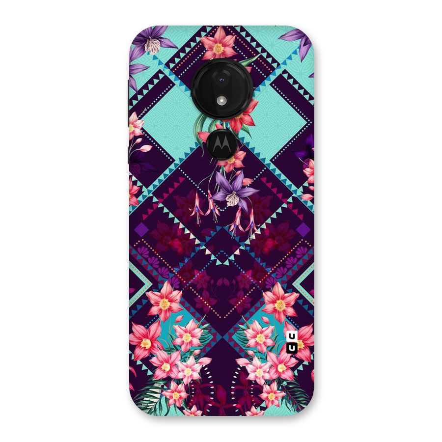 Floral Diamonds Back Case for Moto G7 Power