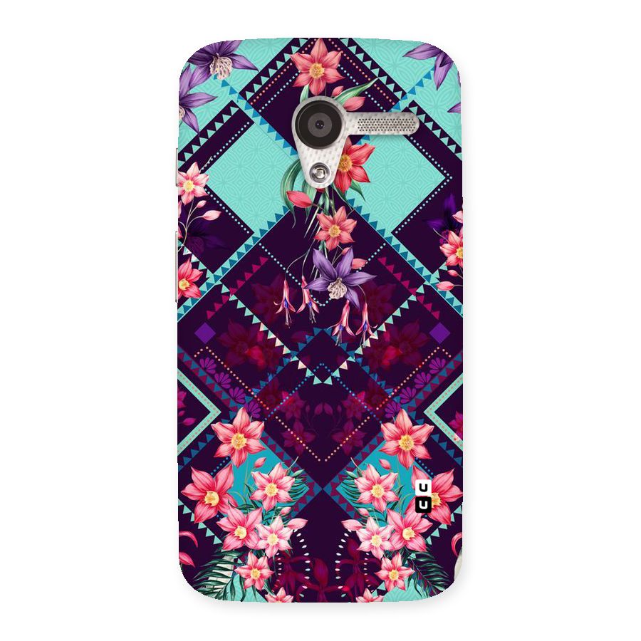 Floral Diamonds Back Case for Moto X