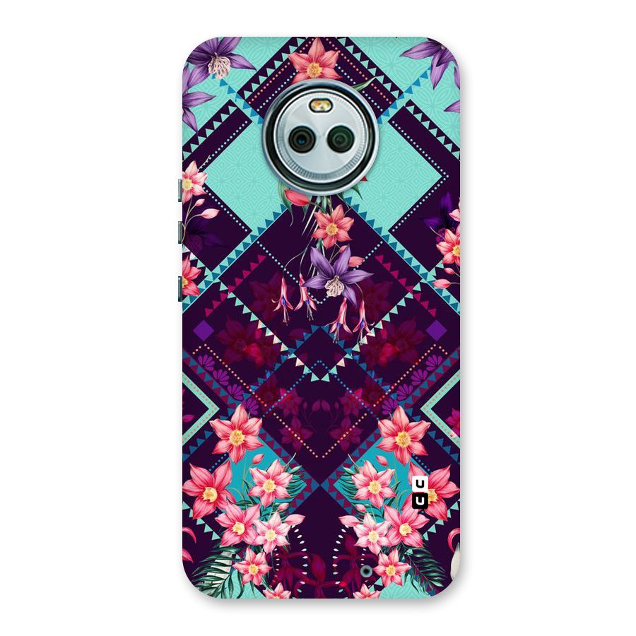 Floral Diamonds Back Case for Moto X4