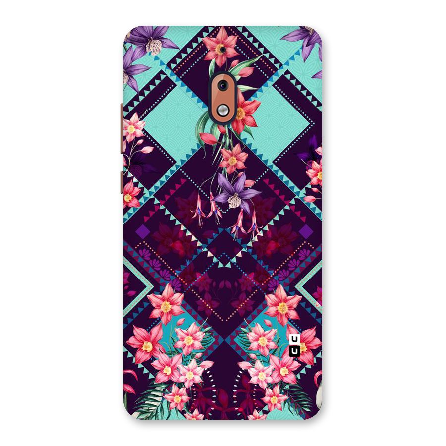 Floral Diamonds Back Case for Nokia 2.1